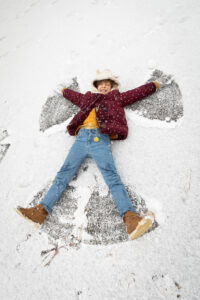 séance photo enfant neige 1