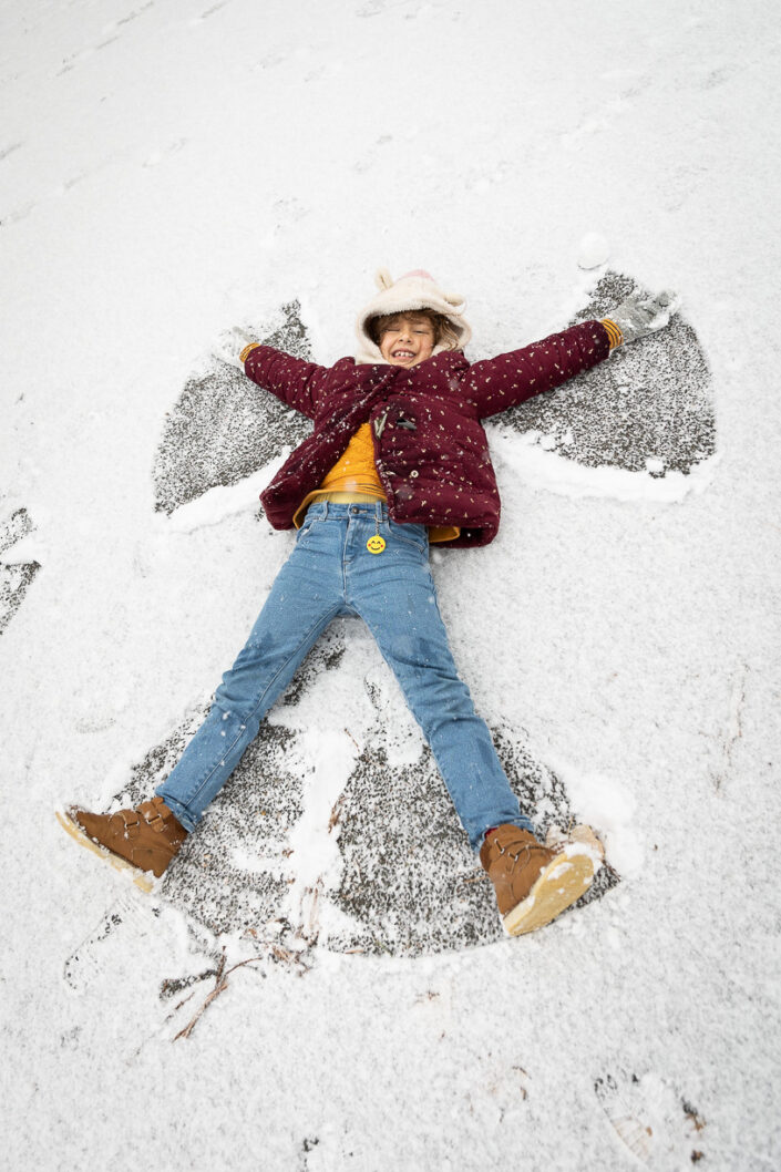 séance photo enfant neige 1