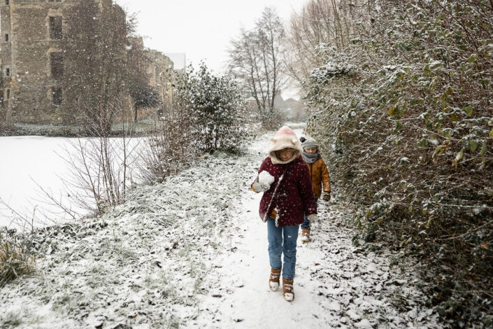 séance photo enfant neige 2