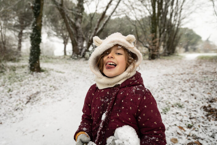 séance photo enfant neige 4