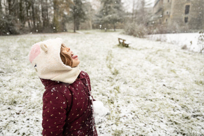 séance photo enfant neige 5