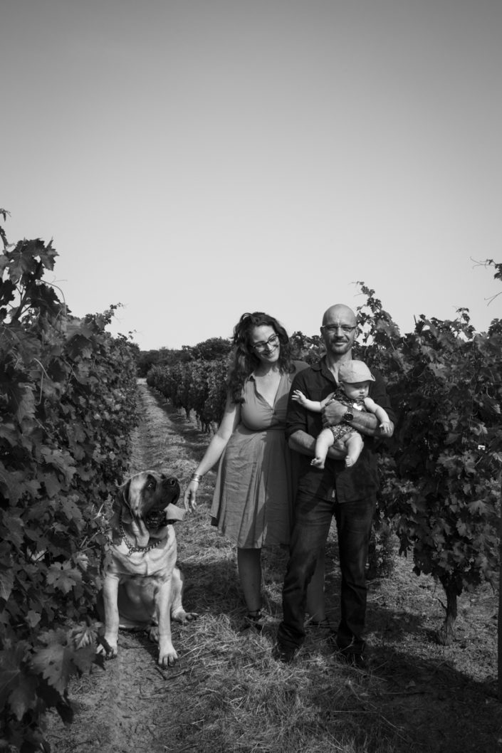 Photo de famille dans les vignes 2