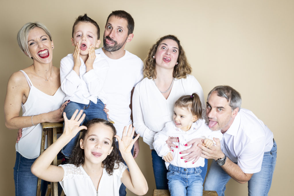 séance photo famille au studio 5