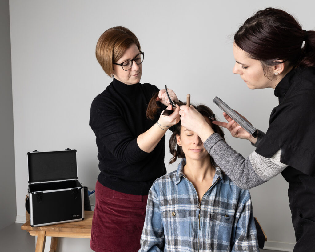 Mise en beauté - maquillage - coiffure 2